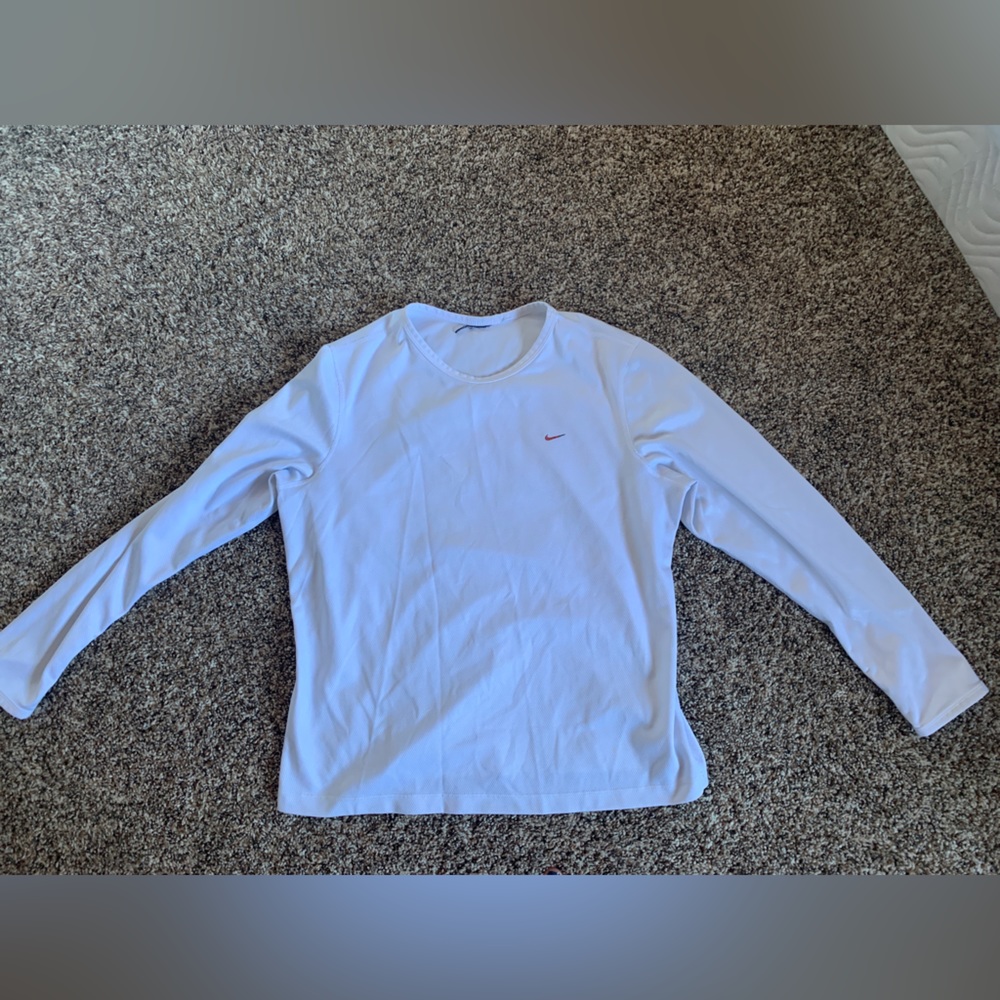 White Nike Long sleeve